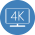 支持4K显示器：显示器屏幕分辨率是3840×2160。