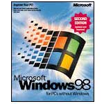微软Microsoft Windows 98 Second Edition(英文版)
