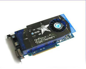 影驰9800GTX+ 黑将版图片