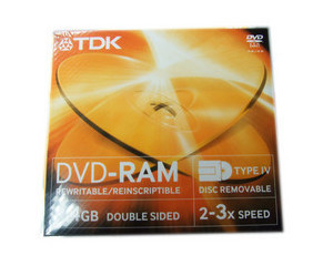 TDK 9.4GB ϻʽDVD-RAM¼(Ƭװ)ͼƬ