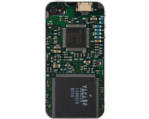 skinat iphone4/4s手机背面贴纸 贴膜 电路板
