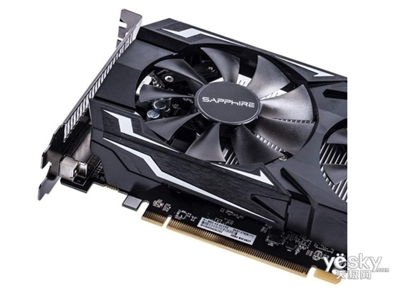 蓝宝石rx 560d 4g d5 白金版 oc(45w)