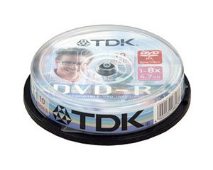 TDK DVD-R10Ƭװ (8X)