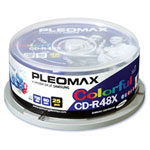 ����PLEOMAX R80X4825CC (��ɫ CD-R/48X/25ƬͰװ)