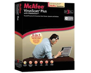 MCAFEE VirusScan Plus 2008: 1 user - SC