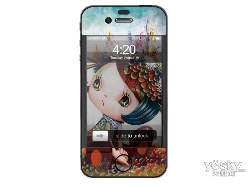 ideaskin 苹果 iphone 4s/4 皮肤 珊瑚丛