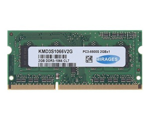 Ӱ2GB DDR3 1066 ʼǱڴ(KMD3S1066V2G)