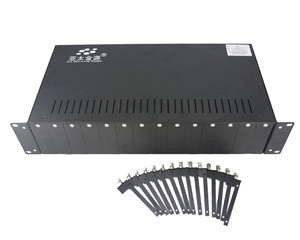 亚太金源14槽收发器机架 YW-XD14-2D