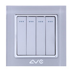 LVC 四位大跷板单极开关LVC6604AY 电源设备/LVC