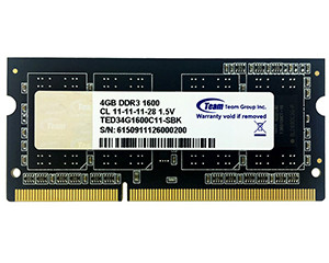 ʮ���Ƽ�4GB DDR3 1600(TED34G1600C11-SBK)ͼƬ