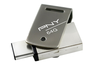 PNY DULEY ˫ͷUSB 3.1 OTG�ֻ�U��(64GB)ͼƬ