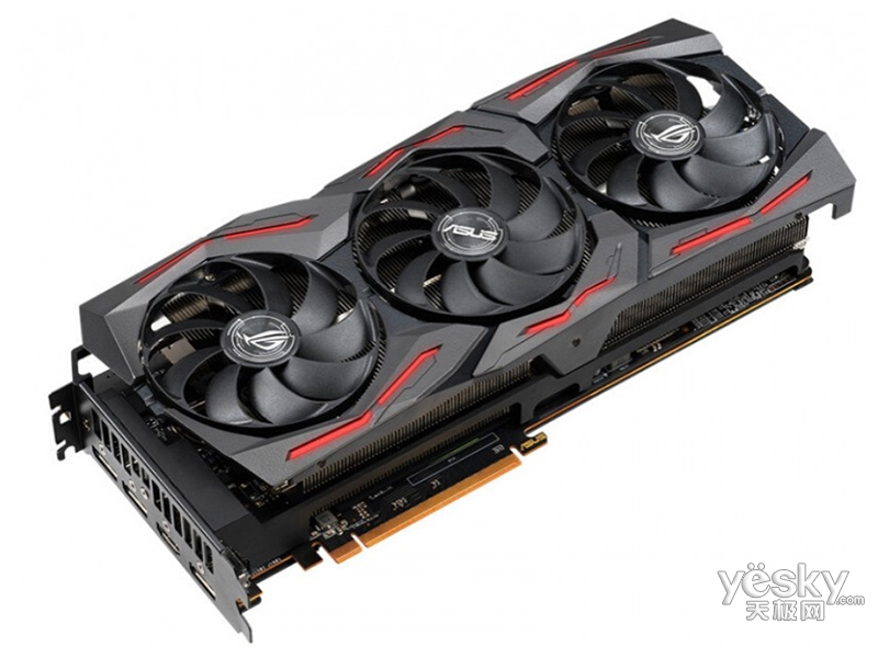 华硕rog-strix-rx 5700-o8g-gaming oc 整体外观 第3张(共5张)