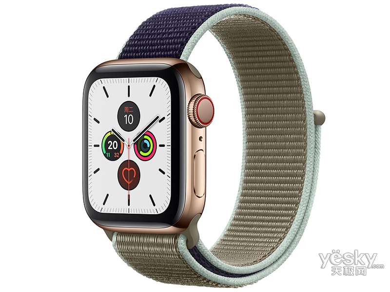 ƻ��Watch Series 5(GPS+��������/����ֱ���/�ػ�ʽ�˶�����/40mm)