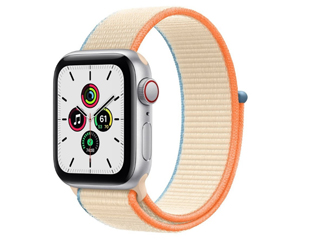 苹果Apple Watch SE 44mm(GPS/铝金属表壳/回环式运动表带)