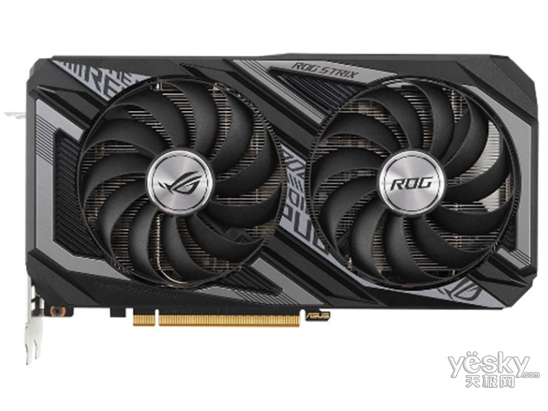 【图】华硕rog-strix-rx6600xt-o8g-gaming_整体外观 _图2-天极产品库