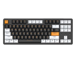 达尔优A87pro三模游戏机械键盘紫金轴pro