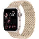 苹果Watch SE 2022 40mm(GPS/星星光色铝金属表壳/米色编织单圈表带) 智能手表/苹果
